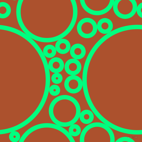 bubbles, circles, sponge, big, medium, small, 17 pixel line width, Spring Green and Rose Of Sharon circles bubbles sponge soap seamless tileable