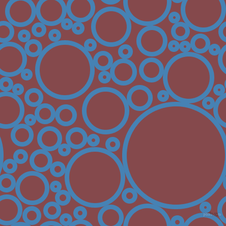 bubbles, circles, sponge, big, medium, small, 9 pixel line width, Steel Blue and Solid Pink circles bubbles sponge soap seamless tileable