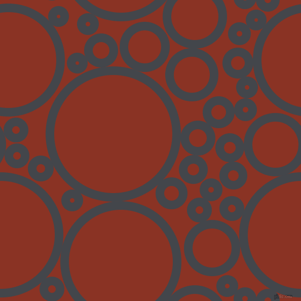 bubbles, circles, sponge, big, medium, small, 17 pixel line width, Steel Grey and Burnt Umber circles bubbles sponge soap seamless tileable