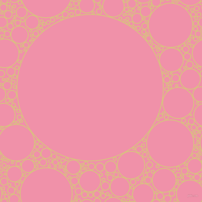 bubbles, circles, sponge, big, medium, small, 3 pixel line width, Straw and Mauvelous circles bubbles sponge soap seamless tileable
