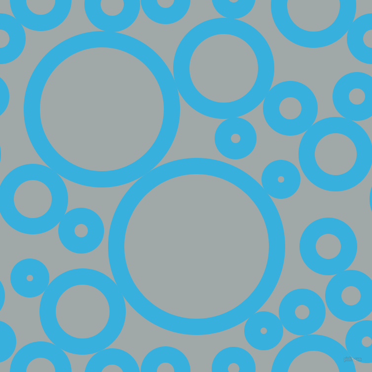 bubbles, circles, sponge, big, medium, small, 33 pixel line widthSummer Sky and Hit Grey circles bubbles sponge soap seamless tileable
