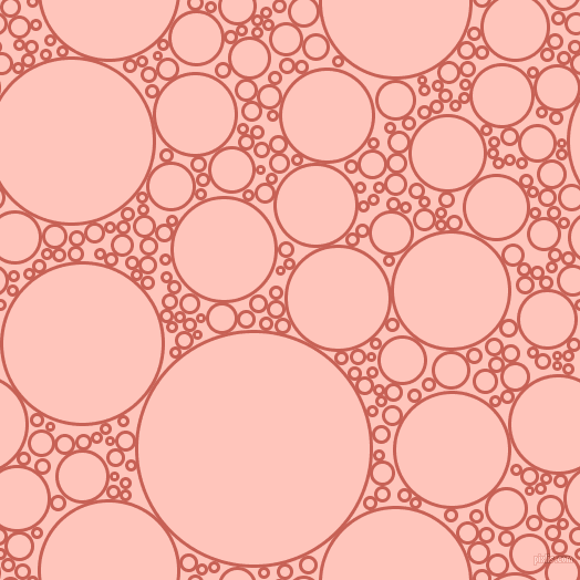 bubbles, circles, sponge, big, medium, small, 3 pixel line width, Sunglo and Your Pink circles bubbles sponge soap seamless tileable