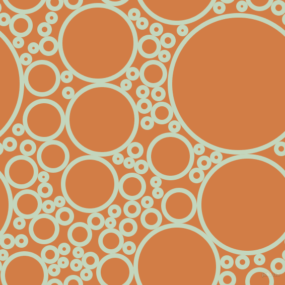 bubbles, circles, sponge, big, medium, small, 9 pixel line width, Surf Crest and Raw Sienna circles bubbles sponge soap seamless tileable