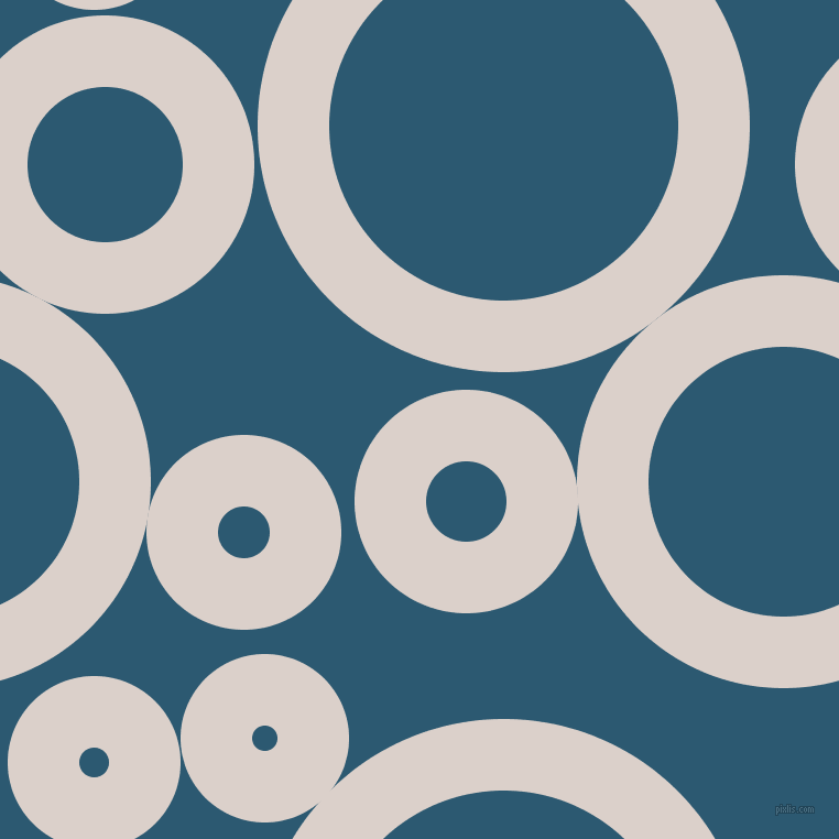 bubbles, circles, sponge, big, medium, small, 65 pixel line widthSwiss Coffee and Chathams Blue circles bubbles sponge soap seamless tileable