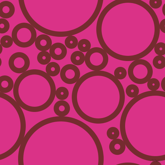 bubbles, circles, sponge, big, medium, small, 17 pixel line width, Tamarillo and Deep Cerise circles bubbles sponge soap seamless tileable