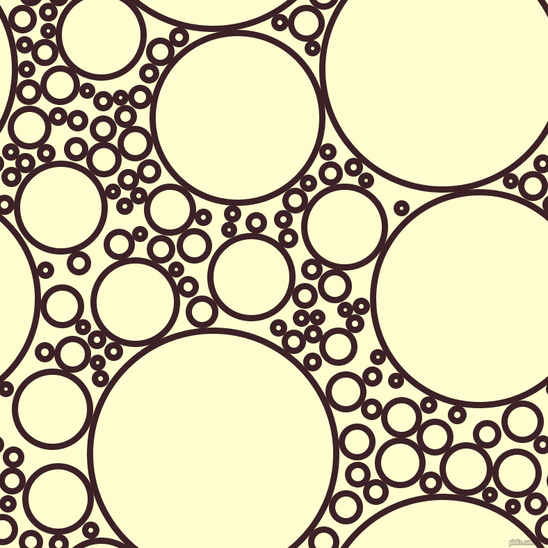 bubbles, circles, sponge, big, medium, small, 9 pixel line width, Temptress and Cream circles bubbles sponge soap seamless tileable