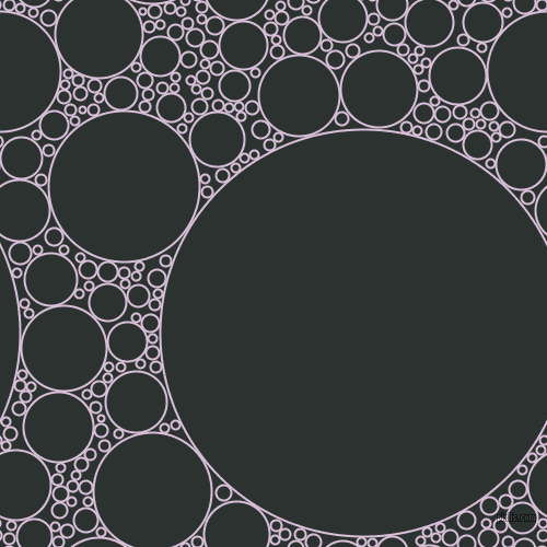 bubbles, circles, sponge, big, medium, small, 2 pixel line width, Thistle and Woodsmoke circles bubbles sponge soap seamless tileable