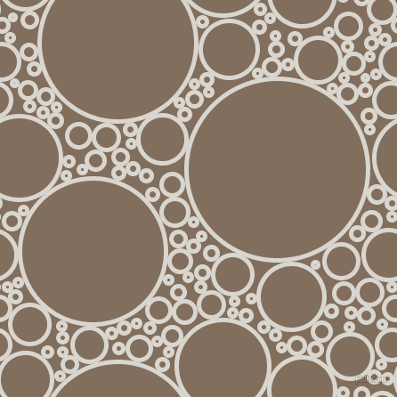 bubbles, circles, sponge, big, medium, small, 5 pixel line width, Timberwolf and Donkey Brown circles bubbles sponge soap seamless tileable