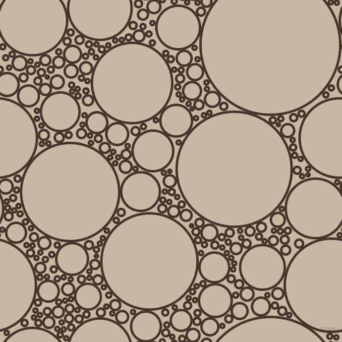 bubbles, circles, sponge, big, medium, small, 5 pixel line width, Tobago and Grain Brown circles bubbles sponge soap seamless tileable