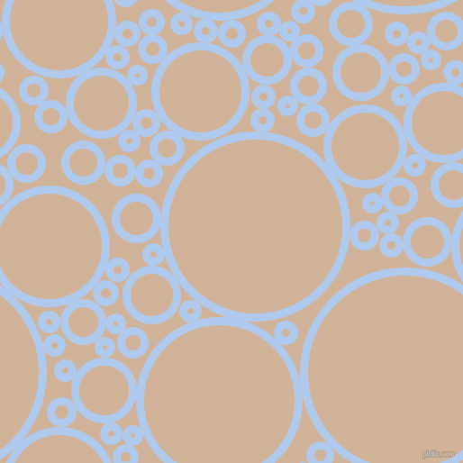 bubbles, circles, sponge, big, medium, small, 9 pixel line width, Tropical Blue and Cashmere circles bubbles sponge soap seamless tileable