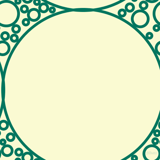 bubbles, circles, sponge, big, medium, small, 9 pixel line width, Tropical Rain Forest and Light Goldenrod Yellow circles bubbles sponge soap seamless tileable