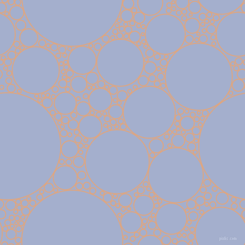 bubbles, circles, sponge, big, medium, small, 2 pixel line width, Tumbleweed and Echo Blue circles bubbles sponge soap seamless tileable