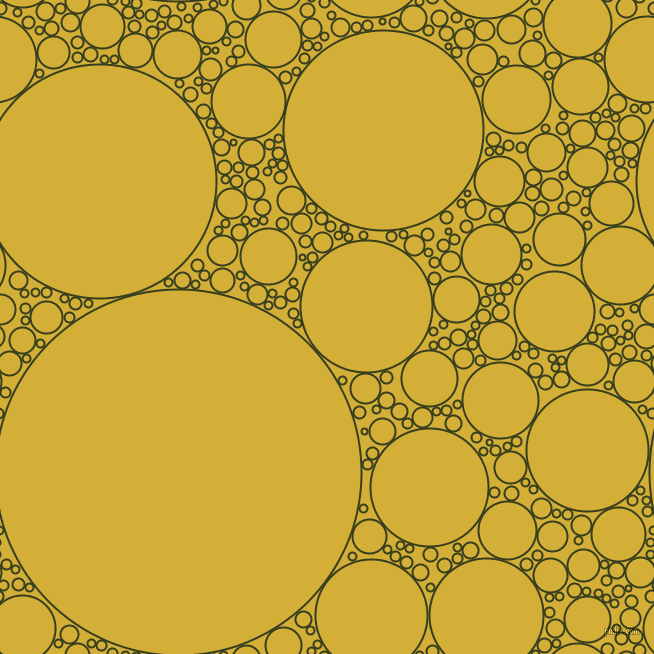 bubbles, circles, sponge, big, medium, small, 2 pixel line width, Turtle Green and Metallic Gold circles bubbles sponge soap seamless tileable