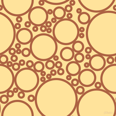 bubbles, circles, sponge, big, medium, small, 9 pixel line width, Tuscany and Cream Brulee circles bubbles sponge soap seamless tileable