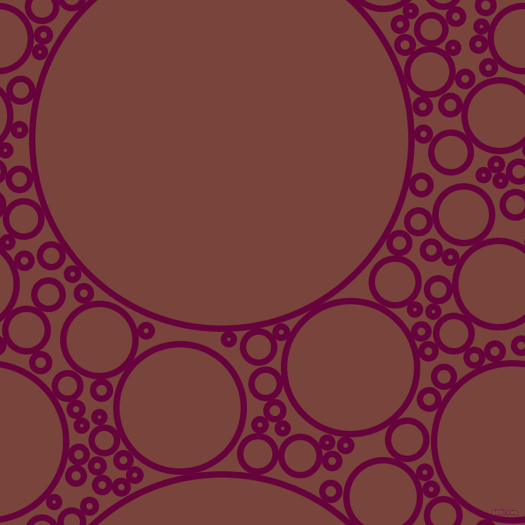 bubbles, circles, sponge, big, medium, small, 9 pixel line width, Tyrian Purple and Bole circles bubbles sponge soap seamless tileable