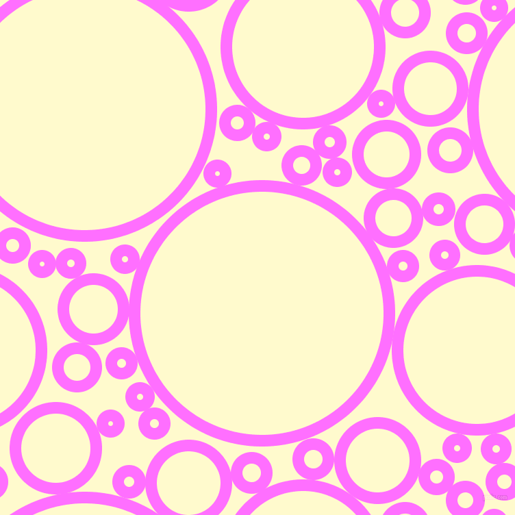 bubbles, circles, sponge, big, medium, small, 17 pixel line width, Ultra Pink and Lemon Chiffon circles bubbles sponge soap seamless tileable