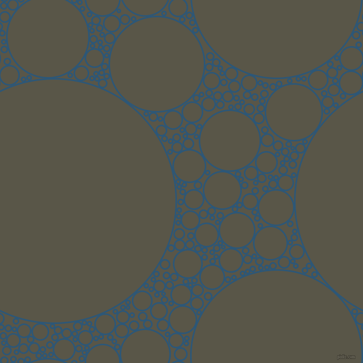 bubbles, circles, sponge, big, medium, small, 3 pixel line width, Venice Blue and Millbrook circles bubbles sponge soap seamless tileable