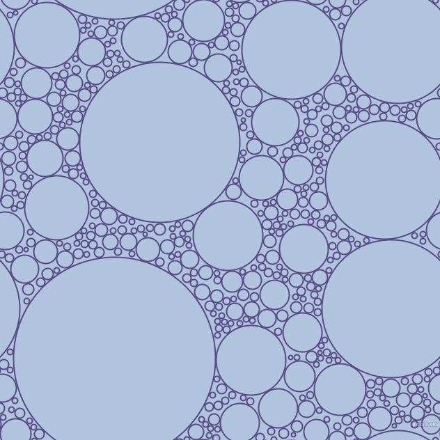 bubbles, circles, sponge, big, medium, small, 2 pixel line width, Victoria and Light Steel Blue circles bubbles sponge soap seamless tileable