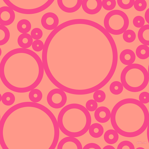 bubbles, circles, sponge, big, medium, small, 17 pixel line width, Violet Red and Mona Lisa circles bubbles sponge soap seamless tileable