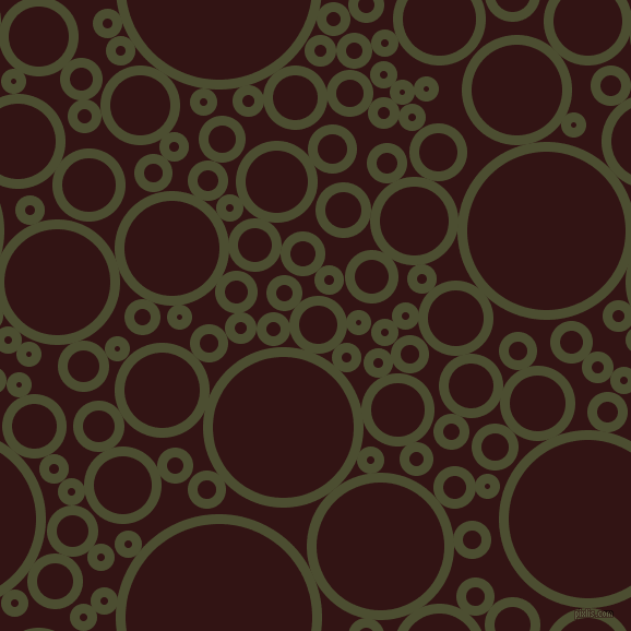 bubbles, circles, sponge, big, medium, small, 9 pixel line width, Waiouru and Seal Brown circles bubbles sponge soap seamless tileable