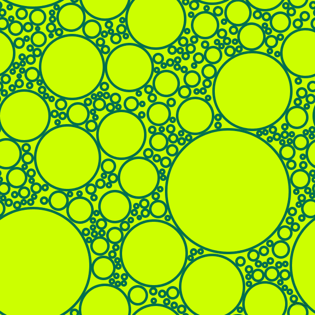 bubbles, circles, sponge, big, medium, small, 5 pixel line width, Watercourse and Electric Lime circles bubbles sponge soap seamless tileable