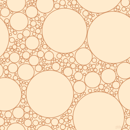 bubbles, circles, sponge, big, medium, small, 2 pixel line widthWhiskey and Blanched Almond circles bubbles sponge soap seamless tileable
