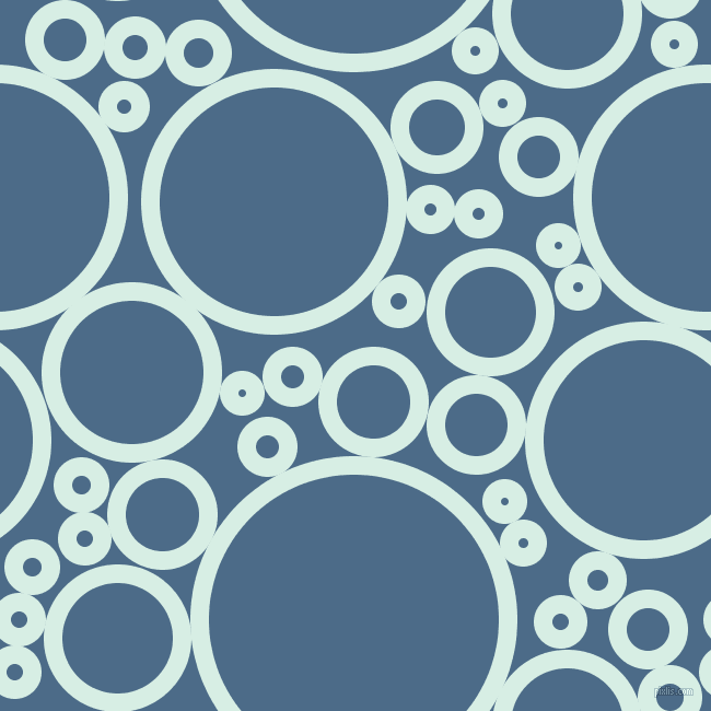 bubbles, circles, sponge, big, medium, small, 17 pixel line width, White Ice and Wedgewood circles bubbles sponge soap seamless tileable
