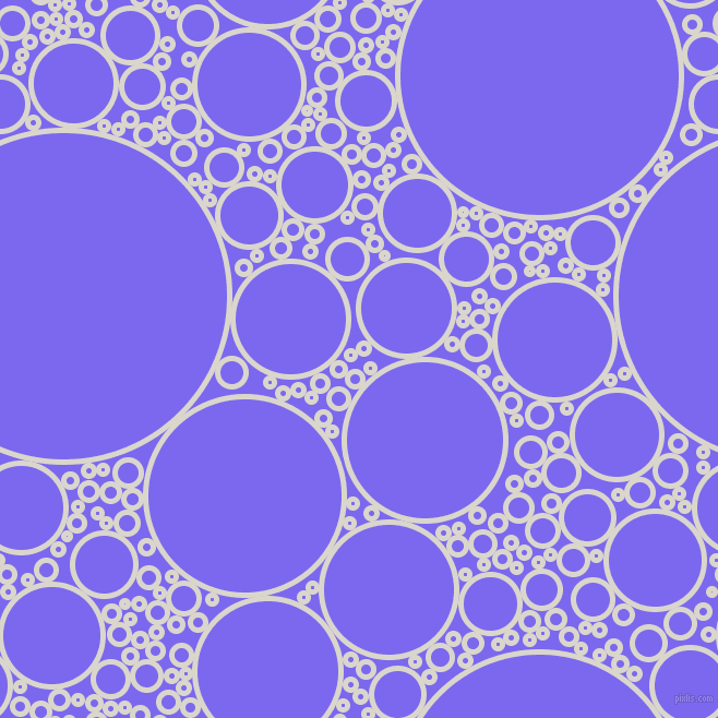 bubbles, circles, sponge, big, medium, small, 5 pixel line width, White Pointer and Medium Slate Blue circles bubbles sponge soap seamless tileable