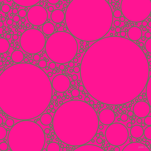 bubbles, circles, sponge, big, medium, small, 3 pixel line width, Willow Grove and Deep Pink circles bubbles sponge soap seamless tileable