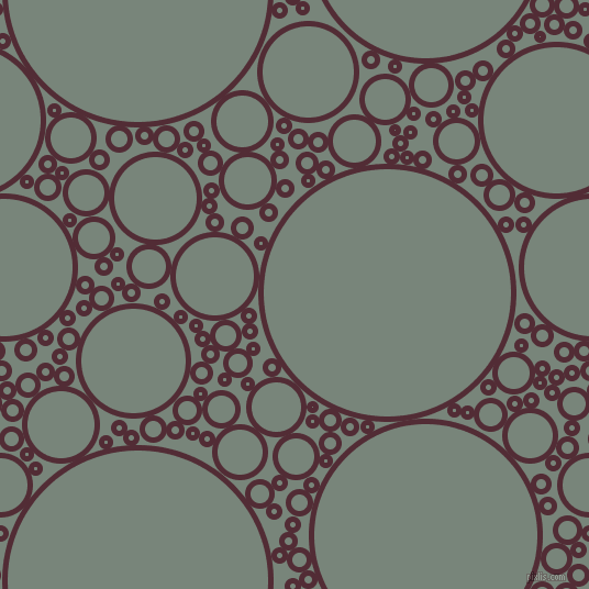 bubbles, circles, sponge, big, medium, small, 5 pixel line width, Wine Berry and Blue Smoke circles bubbles sponge soap seamless tileable