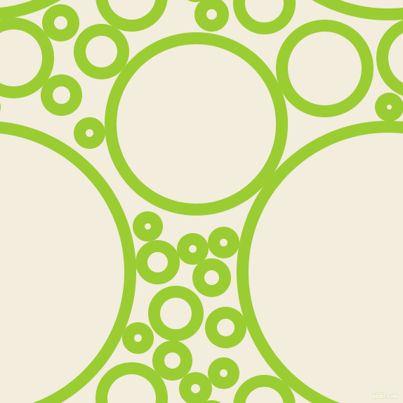 bubbles, circles, sponge, big, medium, small, 17 pixel line width, Yellow Green and Quarter Pearl Lusta circles bubbles sponge soap seamless tileable