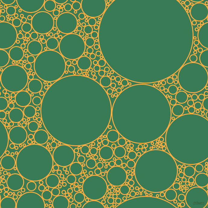 bubbles, circles, sponge, big, medium, small, 3 pixel line width, Yellow Orange and Amazon circles bubbles sponge soap seamless tileable