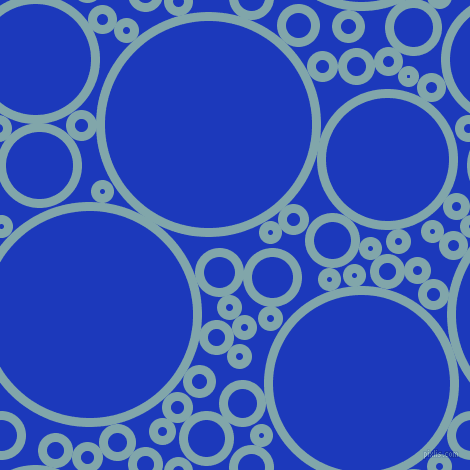 bubbles, circles, sponge, big, medium, small, 9 pixel line width, Ziggurat and Persian Blue circles bubbles sponge soap seamless tileable