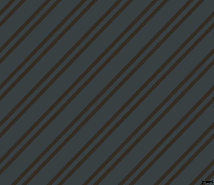 46 degree angle dual stripes lines, 13 pixel lines width, 14 and 50 pixel line spacing, Black Magic and Charade dual two line striped seamless tileable