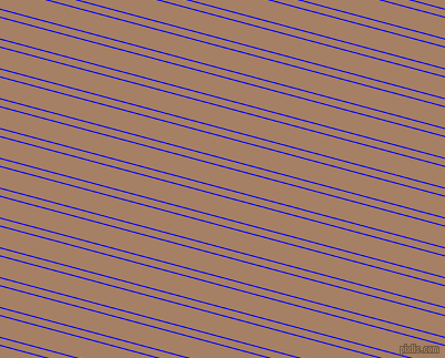 165 degree angle dual stripes lines, 1 pixel lines width, 6 and 18 pixel line spacing, Blue and Medium Wood dual two line striped seamless tileable