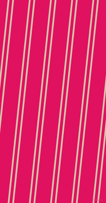 84 degree angles dual striped lines, 6 pixel lines width, 10 and 52 pixels line spacing, Bone and Ruby dual two line striped seamless tileable