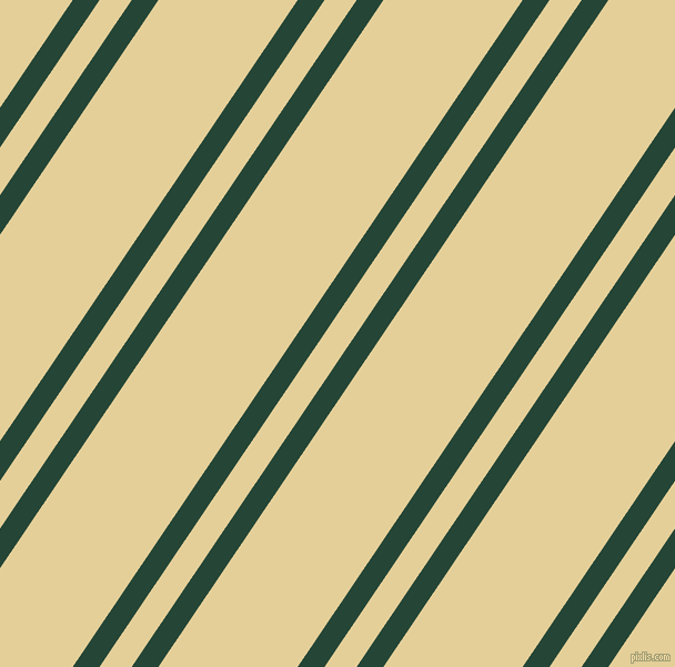 56 degree angle dual striped line, 20 pixel line width, 24 and 104 pixel line spacing, Bottle Green and Double Colonial White dual two line striped seamless tileable
