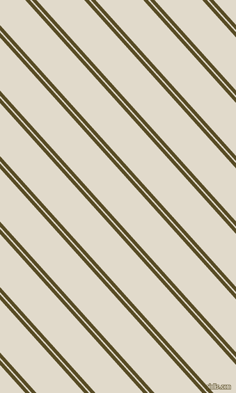 132 degree angle dual striped lines, 5 pixel lines width, 2 and 51 pixel line spacing, Bronze Olive and Albescent White dual two line striped seamless tileable