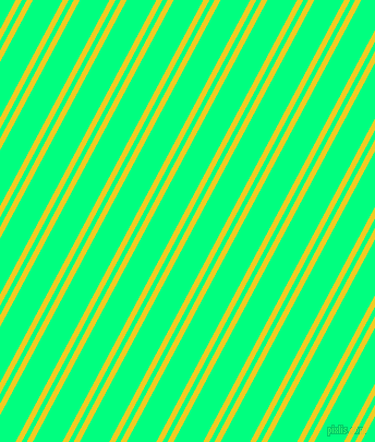 62 degree angles dual stripe line, 5 pixel line width, 4 and 24 pixels line spacing, Broom and Spring Green dual two line striped seamless tileable