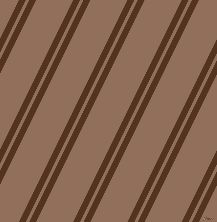 64 degree angles dual stripes line, 20 pixel line width, 10 and 108 pixels line spacing, Brown Bramble and Beaver dual two line striped seamless tileable
