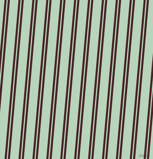 85 degree angles dual stripe line, 7 pixel line width, 4 and 29 pixels line spacing, Bulgarian Rose and Surf dual two line striped seamless tileable