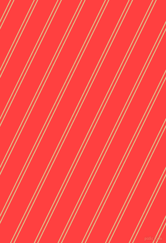 64 degree angle dual striped line, 2 pixel line width, 4 and 34 pixel line spacing, Burly Wood and Coral Red dual two line striped seamless tileable
