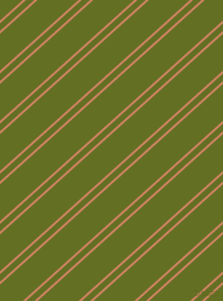 42 degree angle dual stripe line, 3 pixel line width, 8 and 39 pixel line spacing, Burning Sand and Fiji Green dual two line striped seamless tileable