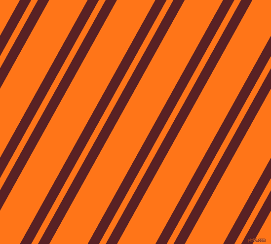 61 degree angles dual stripes line, 20 pixel line width, 12 and 68 pixels line spacing, Burnt Crimson and Pumpkin dual two line striped seamless tileable