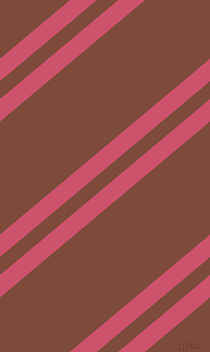 40 degree angle dual striped lines, 25 pixel lines width, 20 and 126 pixel line spacing, Cabaret and Nutmeg dual two line striped seamless tileable