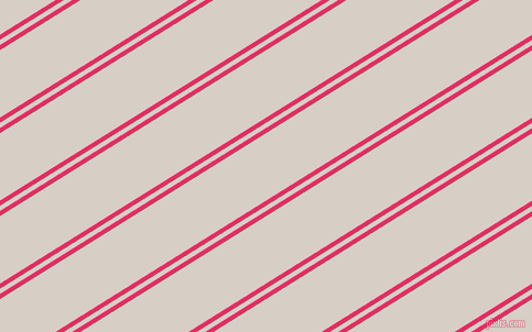 32 degree angle dual stripes line, 4 pixel line width, 4 and 52 pixel line spacing, Cerise and Swirl dual two line striped seamless tileable