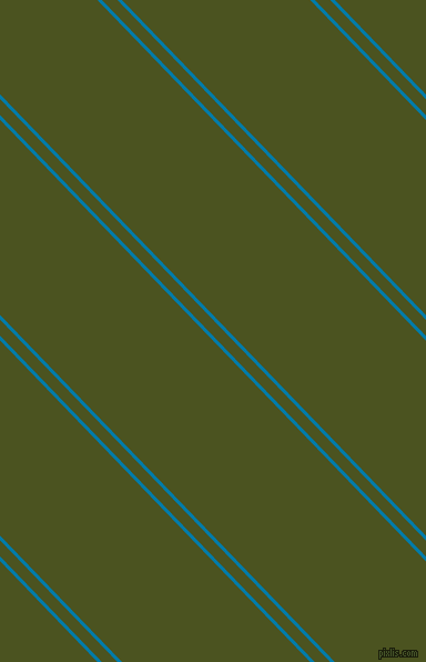 134 degree angles dual striped lines, 3 pixel lines width, 10 and 122 pixels line spacing, Cerulean and Army green dual two line striped seamless tileable