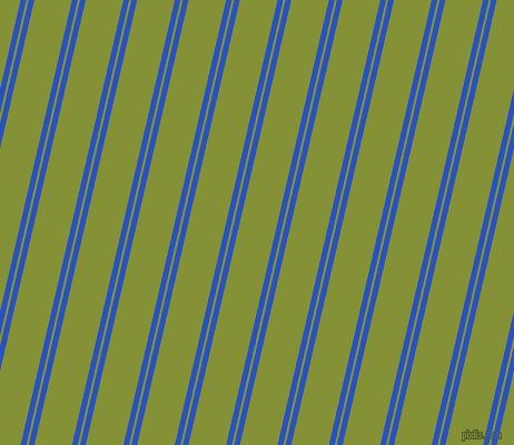 77 degree angles dual stripes line, 5 pixel line width, 2 and 33 pixels line spacing, Cerulean Blue and Wasabi dual two line striped seamless tileable