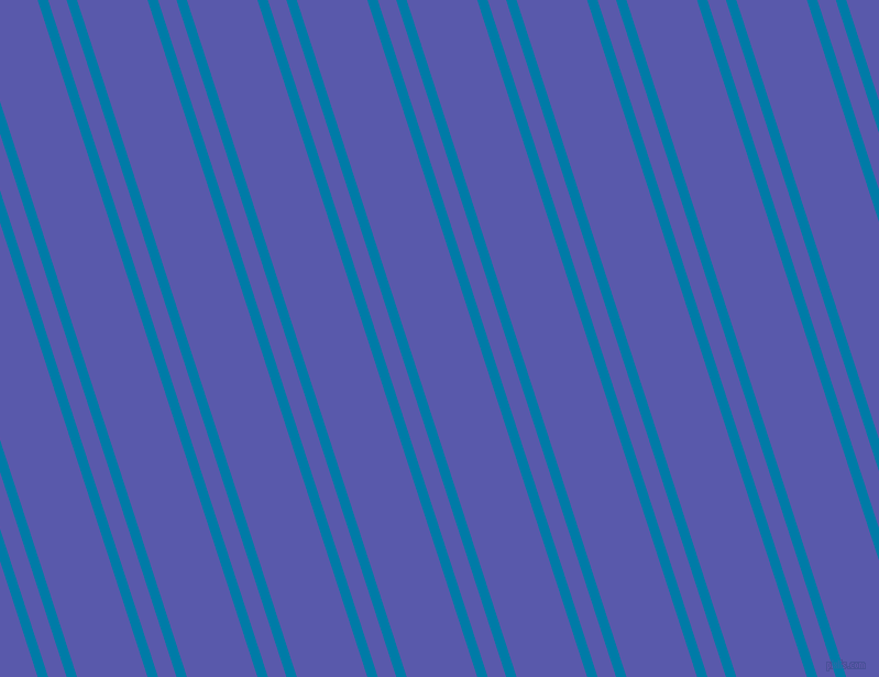 108 degree angles dual stripes lines, 9 pixel lines width, 16 and 61 pixels line spacing, Cerulean and Rich Blue dual two line striped seamless tileable