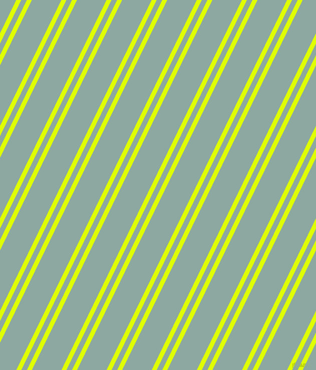 64 degree angle dual striped line, 9 pixel line width, 10 and 53 pixel line spacing, Chartreuse Yellow and Cascade dual two line striped seamless tileable